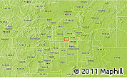 Physical 3D Map of ZIP code 74128