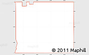 Silver Style Simple Map of ZIP code 74128