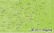 Physical 3D Map of ZIP code 74129