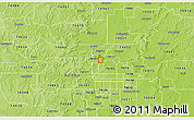 Physical 3D Map of ZIP code 74130