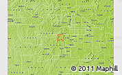 Physical Map of ZIP code 74131