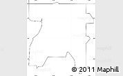 Blank Simple Map of ZIP code 74131