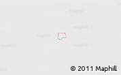 Silver Style 3D Map of ZIP code 74132, single color outside