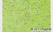 Physical Map of ZIP code 74132
