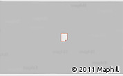 Gray 3D Map of ZIP code 74133, single color outside