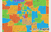 Political Map of ZIP code 74133