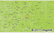 Physical 3D Map of ZIP code 74134