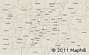 Classic Style 3D Map of ZIP code 74135