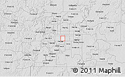 Silver Style 3D Map of ZIP code 74135