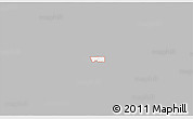 Gray 3D Map of ZIP code 74136, single color outside