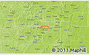 Physical 3D Map of ZIP code 74136