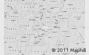 Silver Style Map of ZIP code 74136