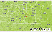 Physical 3D Map of ZIP code 74137
