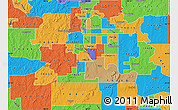 Political Map of ZIP code 74137