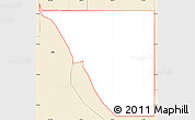 Classic Style Simple Map of ZIP code 74137