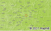 Physical 3D Map of ZIP code 74145