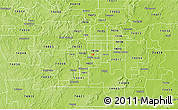 Physical 3D Map of ZIP code 74171