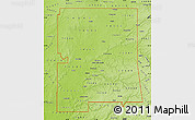 Physical Map of ZIP codes starting with 743