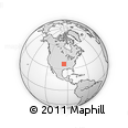 Outline Map of ZIP Codes Starting with 743