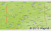 Physical Panoramic Map of ZIP codes starting with 743