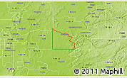 Physical 3D Map of ZIP code 74337
