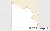 Classic Style Simple Map of ZIP code 74337
