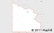 Silver Style Simple Map of ZIP code 74337