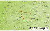Physical 3D Map of ZIP code 74338