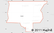 Silver Style Simple Map of ZIP code 74339