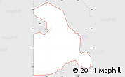 Silver Style Simple Map of ZIP code 74342