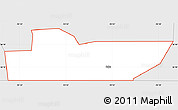 Silver Style Simple Map of ZIP code 74359