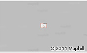 Gray 3D Map of ZIP code 74360, single color outside
