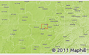 Physical 3D Map of ZIP code 74360