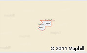 Classic Style 3D Map of ZIP code 74367, single color outside