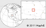 Blank Location Map of ZIP code 74367