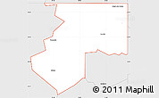 Silver Style Simple Map of ZIP code 74367