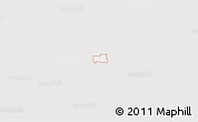 Silver Style 3D Map of ZIP code 74368, single color outside