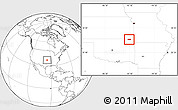 Blank Location Map of ZIP code 74369