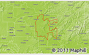 Physical 3D Map of ZIP code 74403