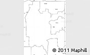 Blank Simple Map of ZIP code 74403
