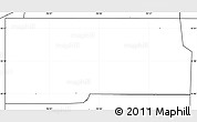 Blank Simple Map of ZIP code 74421, no labels