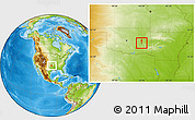Physical Location Map of ZIP code 74425