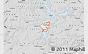Silver Style Map of ZIP code 74425