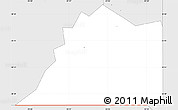 Silver Style Simple Map of ZIP code 74427