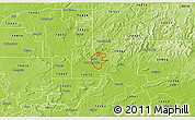 Physical 3D Map of ZIP code 74435