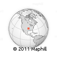 Outline Map of ZIP Code 74435