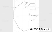Blank Simple Map of ZIP code 74435