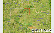 Satellite Map of ZIP code 74445