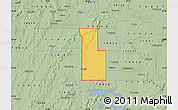 Savanna Style Map of ZIP code 74445