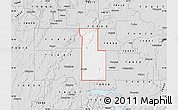Silver Style Map of ZIP code 74445